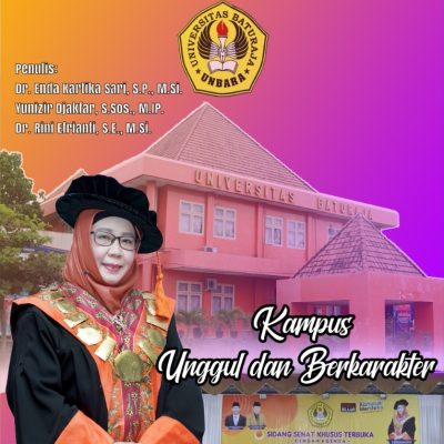 MENGABDI PADA NEGERI DI KAMPUS BERSERI Sebuah Monograf Tentang UNIVERSITAS BATURAJA (Pada Masa Jabataran Ir. Hj. Lindawati MZ, MT sebagai Rektor Universitas Baturaja Periode 2019-2023)