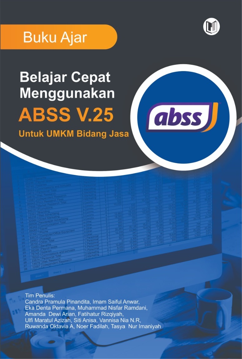 BUKU AJAR BELAJAR CEPAT MENGGUNAKAN ABSS V.25 UNTUK UMKM BIDANG JASA