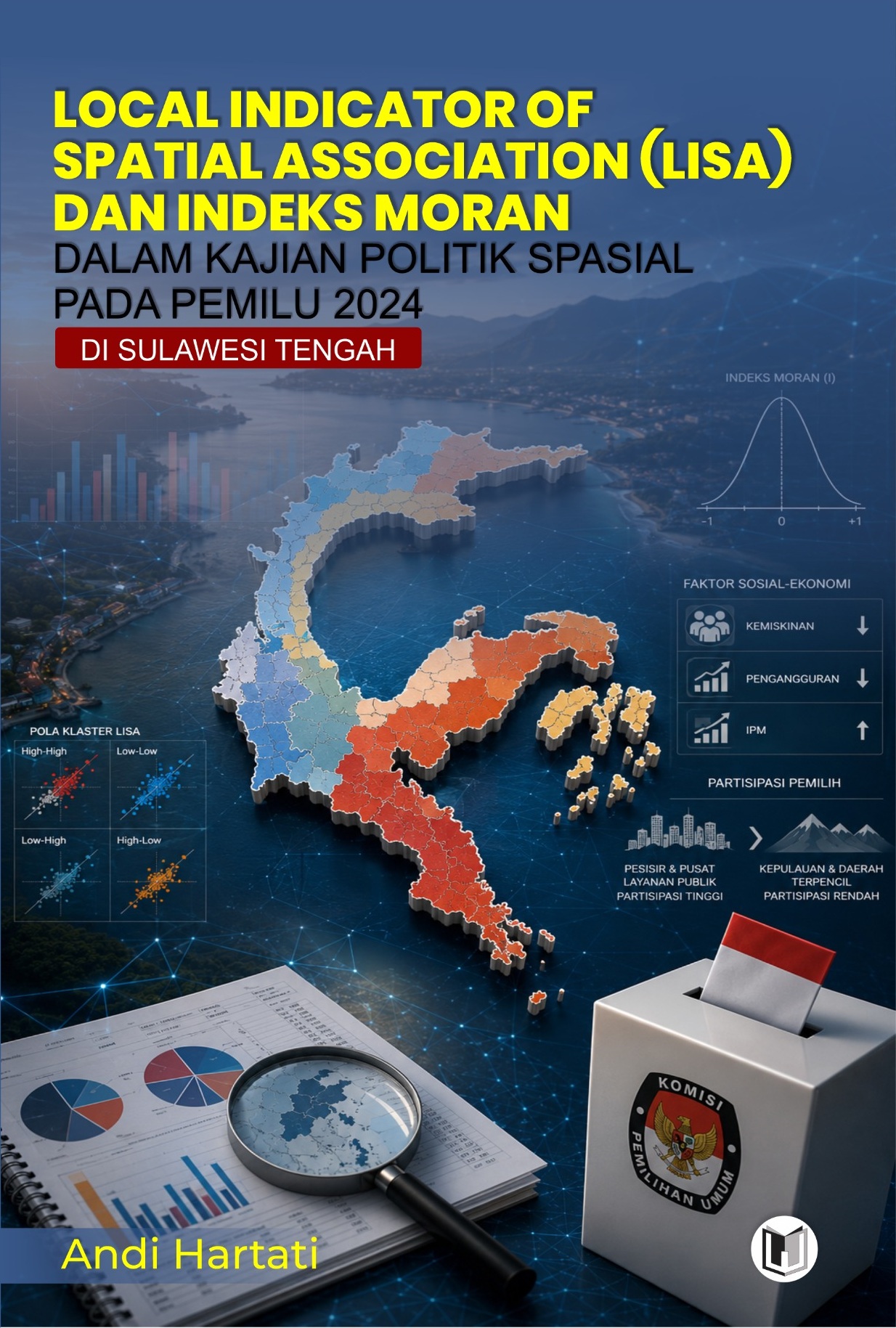 LOCAL INDICATOR OF SPATIAL ASSOCIATION (LISA) DAN INDEKS MORAN DALAM KAJIAN POLITIK SPASIAL PADA PEMILU 2024 DI SULAWESI TENGAH