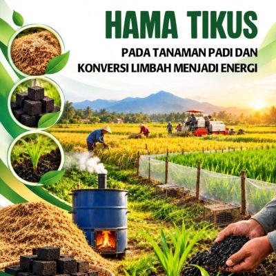 PENGENDALIAN HAMA TIKUS PADA TANAMAN PADI DAN KONVERSI LIMBAH MENJADI ENERGI